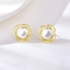 Show details for Delicate Medium Dubai Stud Earrings
