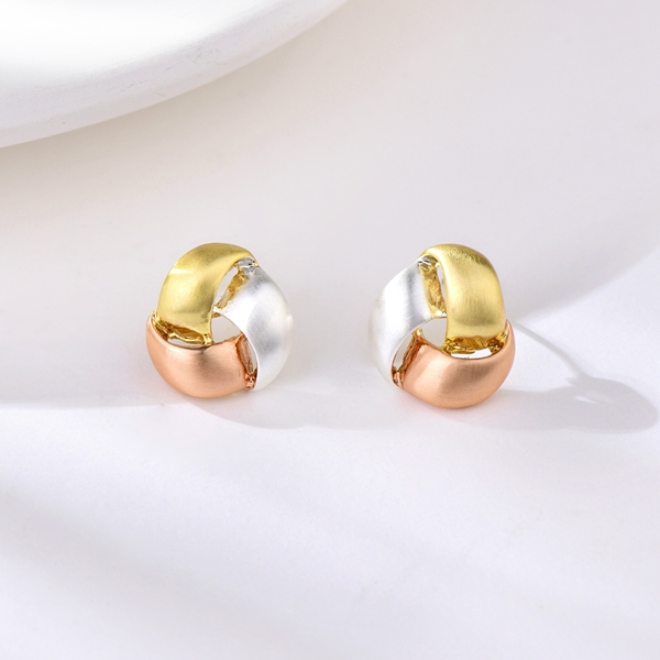 Picture of Irresistible Multi-tone Plated Dubai Stud Earrings For Your Occasions