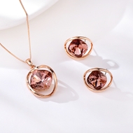 Picture of Pretty Artificial Crystal Small 2 Piece Jewelry Set from Reliable Manufacturer