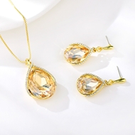 Picture of Good Artificial Crystal Classic 2 Piece Jewelry Set