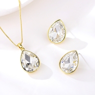 Picture of Good Artificial Crystal Classic 2 Piece Jewelry Set