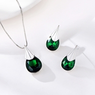 Picture of Attractive Green Small 2 Piece Jewelry Set For Your Occasions