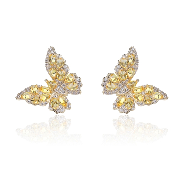 Picture of New Cubic Zirconia Big Stud Earrings