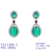 Picture of Recommended Green Platinum Plated Dangle Earrings from Top Designer