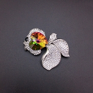 Show details for Zinc Alloy Swarovski Element Brooche for Her Show details for Zinc Alloy Swarovski Element Brooche for Her