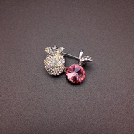 Show details for Recommended Pink Platinum Plated Brooche From Reliable Factory Show details for Recommended Pink Platinum Plated Brooche From Reliable Factory