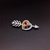 Picture of Great Swarovski Element Platinum Plated Brooche