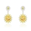 Show details for Irresistible White Cubic Zirconia Dangle Earrings As a Gift
