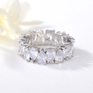 Picture of Brand New White Cubic Zirconia Fashion Ring with SGS/ISO Certification