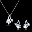 Show details for Efficiency In  Floral Transparent 2 Pieces Jewelry Sets