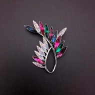Show details for Beautiful Swarovski Element Platinum Plated Brooche Show details for Beautiful Swarovski Element Platinum Plated Brooche