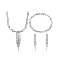 Show details for New Cubic Zirconia White 3 Piece Jewelry Set Show details for New Cubic Zirconia White 3 Piece Jewelry Set