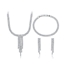 Show details for New Cubic Zirconia White 3 Piece Jewelry Set
