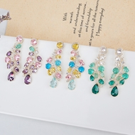 Picture of Delicate Cubic Zirconia Luxury Dangle Earrings