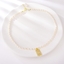 Show details for Popular Artificial Pearl White Short Chain Necklace