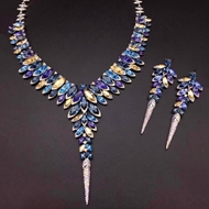 Show details for Staple Swarovski Element Zinc Alloy 2 Piece Jewelry Set Show details for Staple Swarovski Element Zinc Alloy 2 Piece Jewelry Set