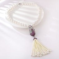 Show details for Best Quality Copper or Brass White Long Chain Necklace Show details for Best Quality Copper or Brass White Long Chain Necklace