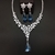 Picture of Good Swarovski Element Big 2 Piece Jewelry Set