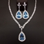 Show details for New Swarovski Element Big 2 Piece Jewelry Set