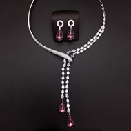 Show details for Fast Selling Purple Platinum Plated 2 Piece Jewelry Set from Editor Picks Show details for Fast Selling Purple Platinum Plated 2 Piece Jewelry Set from Editor Picks