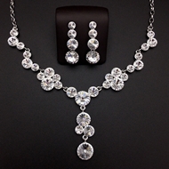 Show details for Funky Big White 2 Piece Jewelry Set Show details for Funky Big White 2 Piece Jewelry Set