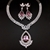 Picture of Beautiful Swarovski Element Zinc Alloy 2 Piece Jewelry Set