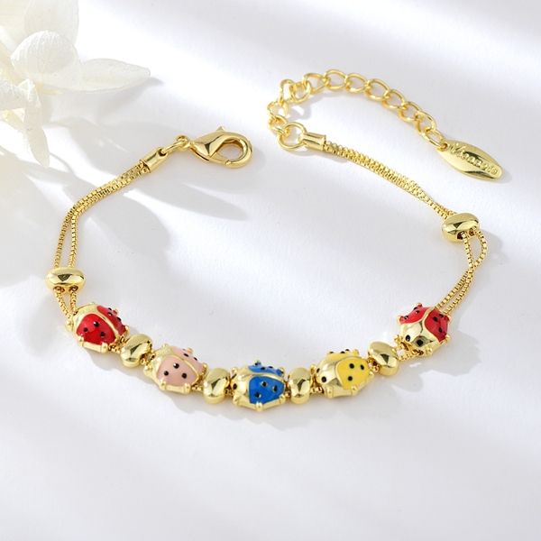 Picture of Sparkling Small Enamel Fashion Bracelet