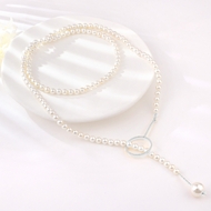 Show details for Irresistible White Platinum Plated Y Necklace For Your Occasions Show details for Irresistible White Platinum Plated Y Necklace For Your Occasions