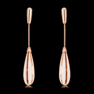 Picture of Classic Rose Gold Plated Dangle Earrings with Fast Delivery