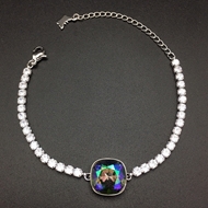 Show details for Filigree Swarovski Element Platinum Plated Fashion Bracelet Show details for Filigree Swarovski Element Platinum Plated Fashion Bracelet