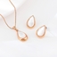 Show details for Shop Rose Gold Plated Opal 2 Piece Jewelry Set with Wow Elements