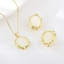 Show details for Fashionable Small Zinc Alloy 2 Piece Jewelry Set
