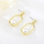 Show details for Low Cost Gold Plated Artificial Pearl Dangle Earrings with Low Cost