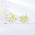 Picture of Great Artificial Pearl Gold Plated Stud Earrings