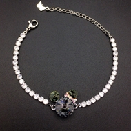Show details for Zinc Alloy Black Fashion Bracelet with 3~7 Day Delivery Show details for Zinc Alloy Black Fashion Bracelet with 3~7 Day Delivery
