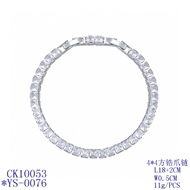 Picture of Luxury Platinum Plated Fashion Bracelet from Top Designer