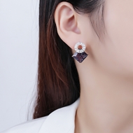 Picture of Distinctive Blue Luxury Dangle Earrings with Low MOQ