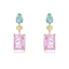 Show details for Luxury Cubic Zirconia Dangle Earrings of Original Design