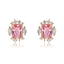 Show details for Medium Pink Stud Earrings Factory Direct Supply