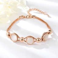 Show details for Affordable Rose Gold Plated Zinc Alloy Fashion Bracelet from Trust-worthy Supplier Show details for Affordable Rose Gold Plated Zinc Alloy Fashion Bracelet from Trust-worthy Supplier