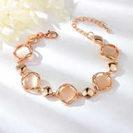 Show details for Zinc Alloy White Fashion Bracelet in Flattering Style Show details for Zinc Alloy White Fashion Bracelet in Flattering Style