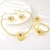 Picture of Beautiful Artificial Crystal Gold Plated 4 Piece Jewelry Set