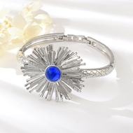 Picture of Brand New Blue Zinc Alloy Fashion Bangle with SGS/ISO Certification