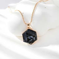 Show details for Buy Rose Gold Plated Black Pendant Necklace with Wow Elements Show details for Buy Rose Gold Plated Black Pendant Necklace with Wow Elements