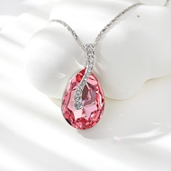 Show details for Bling Small Platinum Plated Pendant Necklace Show details for Bling Small Platinum Plated Pendant Necklace
