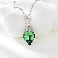 Show details for Unusual Small Platinum Plated Pendant Necklace Show details for Unusual Small Platinum Plated Pendant Necklace