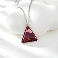 Show details for Unique Swarovski Element Platinum Plated Pendant Necklace Show details for Unique Swarovski Element Platinum Plated Pendant Necklace