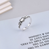 Picture of Zinc Alloy Platinum Plated Adjustable Ring at Unbeatable Price