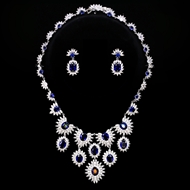 Show details for Fashionable Big Cubic Zirconia 2 Piece Jewelry Set Show details for Fashionable Big Cubic Zirconia 2 Piece Jewelry Set