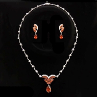 Show details for Luxury Cubic Zirconia 2 Piece Jewelry Set of Original Design Show details for Luxury Cubic Zirconia 2 Piece Jewelry Set of Original Design